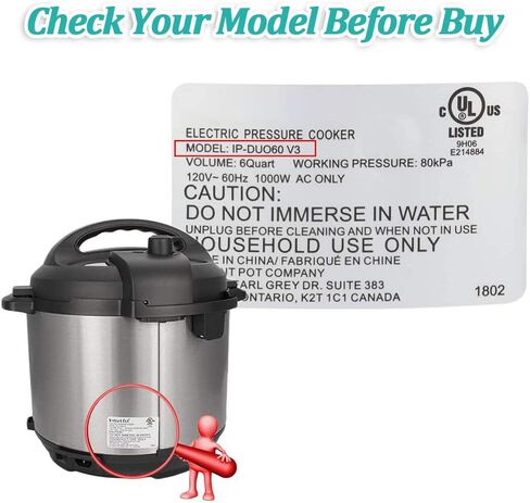 2 Pack Float Valve for Instant Pot with 8 Silicone Caps for Instant Pot Duo 3, 5, 6 QT, Duo Plus 3, 6 QT, Ultra 3, 6, 8 QT Replacement Float Valve by ZYLONE in Saudi Arabia