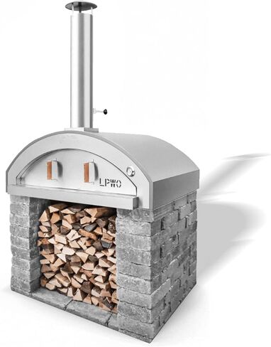 La Piazza Grosso Counter Top - Outdoor Pizza Oven - Wood Burning Oven - Stainless Steel Pizza Oven - 34" x 45" Cooking Surface in Saudi Arabia