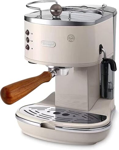NEOUZA 51mm Espresso Portafilter بدون قاعدة لـ Delonghi ECP31.21 ECP33.21 ECP35.31 ECOV311,304 الفولاذ المقاوم للصدأ للطعام، مقبض خشب الورد، مع سلة فلتر الأكواب in Kuwait
