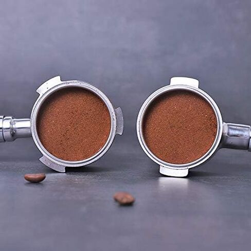 NEOUZA 51mm Espresso Portafilter بدون قاعدة لـ Delonghi ECP31.21 ECP33.21 ECP35.31 ECOV311,304 الفولاذ المقاوم للصدأ للطعام، مقبض خشب الورد، مع سلة فلتر الأكواب in Kuwait