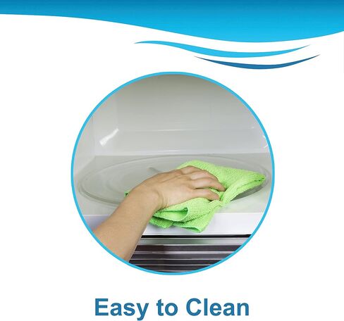 HQRP 12 بوصة / 30.5 سم صينية زجاجية قابلة للدوران متوافقة مع Maytag Kenmore Amana, Sears, LG, Whirlpool وGrete Gotye Microwave Oven Cooking Plate 12 بوصة 305 مم in Kuwait