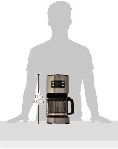 ماكينة صنع القهوة كابريسو 434.05 سعة 12 كوب SG300، ستانلس ستيل in Kuwait