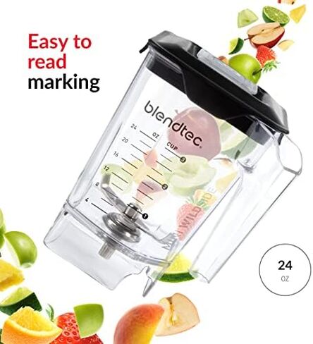 Blendtec WildSide+ 3 Quart Jar (90 oz), Five Sided, Professional/Commercial Grade Blender Jar, Soft Lid, BPA-free in Kuwait