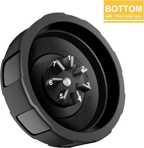 7 زعانف استبدال شفرات النينجا، قطع تبديل خلاط نوتري نينجا نوتر، اكسسوارات شفرة مستخرج احترافي لـ 32 أوقية 24oz 2oz كأس Ninja Blender Auto iQ BL450-30 BL482-30 BL487 BL480D-30 BL486CO in Kuwait