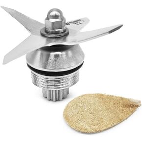 Blender Blade Replacement Compatible with Vitamix Blender 64OZ 48OZ 32OZ Stainless Steel 4-Leaf Wet Blade Assembly with Sponge in Saudi Arabia