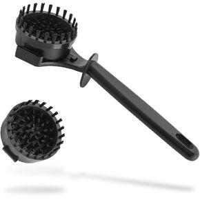 Espresso Machine Grouphead Cleaning Brush - CAFEMASY 360° Nylon Bristles Coffee Brush for Cleaning 51mm Espresso Machine Brewing Group Head