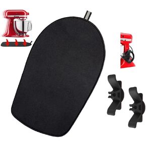 Kitchen Aid Slider for Countertop - Kitchen Aid Mixer Slider Mat | Kitchen Aid Mixer Accessories | Black Sliding Mat for Kitchen Aid | Stand Mixer Slider | Small Appliance Slider | Mixer Slider Mat