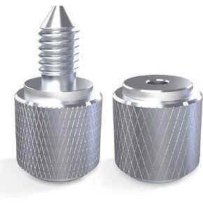 أداة تبديل لمسمار الإبهام ومقبض التحكم في السرعة من ينش، مصنوعة من الألومنيوم لخلاط حامل رفع وعاء كيتشين ايد، فضي ساطع in Kuwait