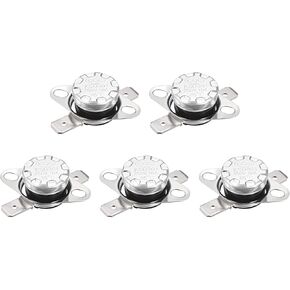 Rebower KSD301 Thermostat 85C NO Temperature Thermal Control Switch, [for Microwave Oven Refrigerators] - Normally Open/5pcs