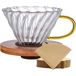 Gute 200 Pcs Cone Coffee Filters with V60 Cone Coffee Filter/Dripper in Saudi Arabia