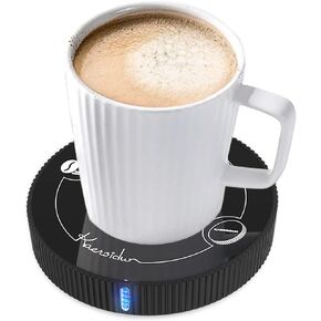 جهاز تدفئة قدح القهوة، جهاز تدفئة القهوة الذكي للاستخدام في المكتب والمنزل، قاعدة ترموستات لتدفئة الأكواب الذكية للقهوة الساخنة والشاي والإسبريسو والشمع والحليب مع مفتاح الجاذبية in Kuwait