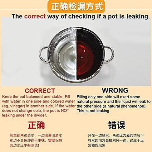 YONGXIN Electric Hot Pot JH-160B-30cm with Divider 304 Stainless Steel, 1400W Dual-Sided Shabu Hot Pot, 4 Liters in Saudi Arabia