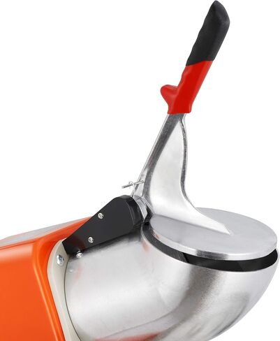 ZENY Ice Crushers Machine Electric Snow Cone Maker Stainless Steel Shaved Ice Machine 145lbs Per Hour (Orange) in Kuwait