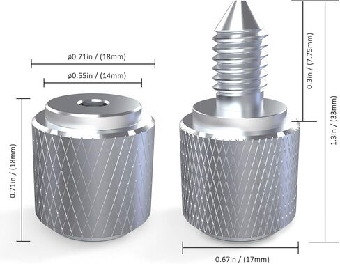 أداة تبديل لمسمار الإبهام ومقبض التحكم في السرعة من ينش، مصنوعة من الألومنيوم لخلاط حامل رفع وعاء كيتشين ايد، فضي ساطع in Kuwait
