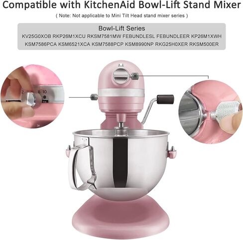 أداة تبديل لمسمار الإبهام ومقبض التحكم في السرعة من ينش، مصنوعة من الألومنيوم لخلاط حامل رفع وعاء كيتشين ايد، فضي ساطع in Kuwait