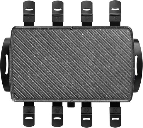 THE ROCK من Starfrit 024403-002-0000 مجموعة شواية راكليت كهربائية/حفلات، أسود in Kuwait