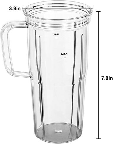 Replacement Parts cup with To-Go Lid ，Compatible with NutriBullet Blender Combo NutriBullet Pro 1000 and NutriBullet Select 2.0 (32oz) in Kuwait