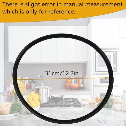 حلقة ختم تعليب الضغط 09985 مع قابس ضغط زائد عبوة من قطعتين متوافقة مع طنجرة الضغط بريستو 01745 01751 01784 01755 01781 in Kuwait