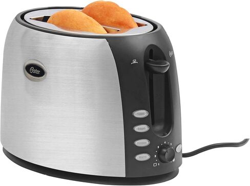 Oster 2 Slice Toaster, Brushed Stainless Steel (TSSTJC5BBK) in Saudi Arabia