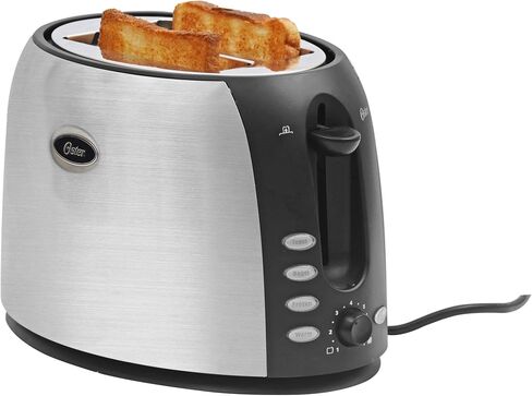 Oster 2 Slice Toaster, Brushed Stainless Steel (TSSTJC5BBK) in Saudi Arabia