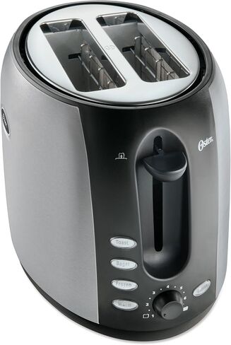 Oster 2 Slice Toaster, Brushed Stainless Steel (TSSTJC5BBK) in Saudi Arabia