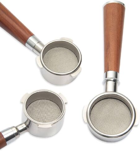 شاشة CHICIRIS Espresso Puck، 2 قطعة شاشة عفريت القهوة 1 مم شاشة توزيع المياه الثانوية لآلة القهوة (58 مم / 2.3 بوصة) in Kuwait