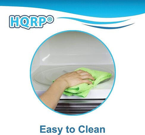 HQRP 15 3/4" Glass Turntable Tray Compatible with Whirlpool 461967720541 4375274 IBMS1455VS0 IBMS1456XB0 IBMS1450WM0 KBMC140HBL04 MG8120XDB0 WOC95EC0AH00 Microwave Oven Cooking Plate 15.75-inch 400mm in Saudi Arabia