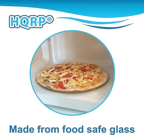 HQRP 15 3/4" Glass Turntable Tray Compatible with Whirlpool 461967720541 4375274 IBMS1455VS0 IBMS1456XB0 IBMS1450WM0 KBMC140HBL04 MG8120XDB0 WOC95EC0AH00 Microwave Oven Cooking Plate 15.75-inch 400mm in Saudi Arabia