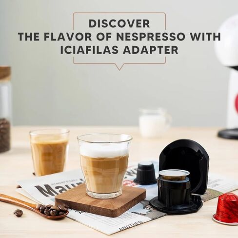 كوب فلتر كبسولة القهوة القابل لإعادة الاستخدام من VTOSEN لنسكافية دولتشي غوستو - كوب كبسولة القهوة مع حامل - ملحقات ماكينة القهوة - محلول فلتر القهوة - أوعية فلتر القهوة البديلة in Kuwait