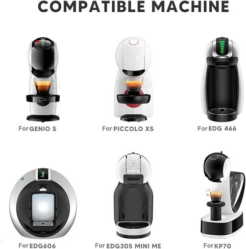 كوب فلتر كبسولة القهوة القابل لإعادة الاستخدام من VTOSEN لنسكافية دولتشي غوستو - كوب كبسولة القهوة مع حامل - ملحقات ماكينة القهوة - محلول فلتر القهوة - أوعية فلتر القهوة البديلة in Kuwait