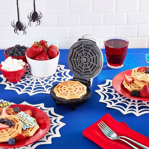 SPIDERWEB MINI WAFFLE MAKER (White) in Saudi Arabia