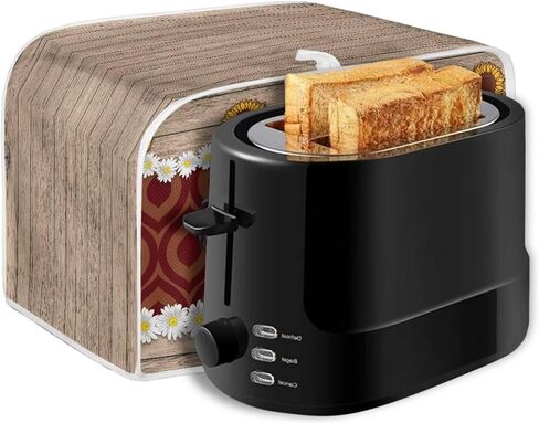 Bread Toaster Oven Dustproof Cover Fingerprint Protection Heat-Resistant Toaster Cover Universal 11.4'' x 7.9'' x 7.5'' Fits for Most Standard 2 Slice Toasters, Autumn Leaf Squirrel in Saudi Arabia