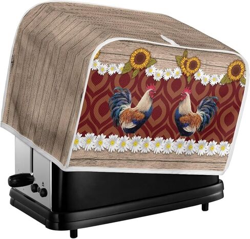 Bread Toaster Oven Dustproof Cover Fingerprint Protection Heat-Resistant Toaster Cover Universal 11.4'' x 7.9'' x 7.5'' Fits for Most Standard 2 Slice Toasters, Autumn Leaf Squirrel in Saudi Arabia