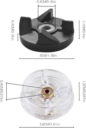 Base Gear Compatible with Magic-Bullet Blender MB1001 250W Blade Gear Replacement Part (8 pcs） in Kuwait