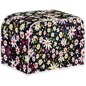 Abstract Daisy Toaster Cover Dust Protection Bread Maker Cover Stain Resistant Machine Washable Kitchen Accessories Cover Holiday Decor in Saudi Arabia