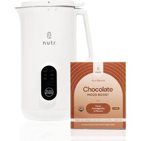 حزمة NUTR Machine وNUTR Blends: صانع حليب الجوز الأوتوماتيكي، والحليب النباتي محلي الصنع، والمشروبات غير الألبان، ومزيج مسحوق الصحة والعافية، والشوكولاتة in Kuwait