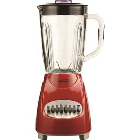 Brentwood Blender with Glass Jar, 12-Speed + Pulse, Red in Kuwait