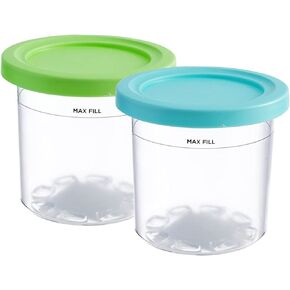 Ice Cream Category Ninja Ice Cream Category NC299AMZ NC300 Series Ice Cream Maker Dishwasher Safe Leak Proof Cream Container Box Lid Pink/Green/Gray/Blue in Saudi Arabia