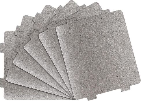 6 قطع غطاء موجي رقائق الميكا أفران لإصلاح قطع الغيار اكسسوارات العزل الحراري (108 مم × 99 مم) in Kuwait