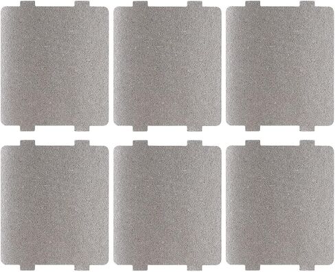 6 قطع غطاء موجي رقائق الميكا أفران لإصلاح قطع الغيار اكسسوارات العزل الحراري (108 مم × 99 مم) in Kuwait