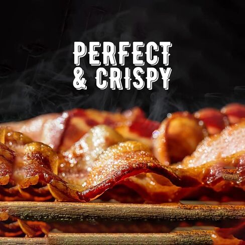 Vexiog Oven Bacon Cooker,microwave traySplatter-Proof and Mess-Free Design,Make Yummy,Crispy,Bacon in Your Microwave,Pour the Grease Right Out,Easy-to-Clean,Easy-to-Store in Saudi Arabia
