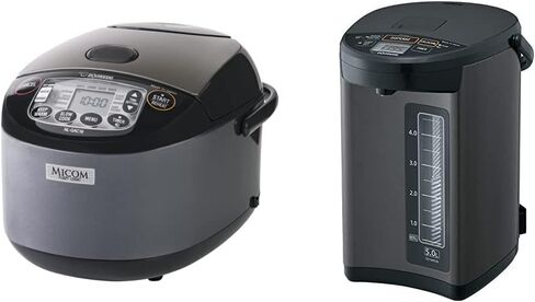 Zojirushi NL-GAC10BM 5.5 Cup Uncooked Umami Micom Rice Cooker and Warmer (Metallic Black) in Saudi Arabia