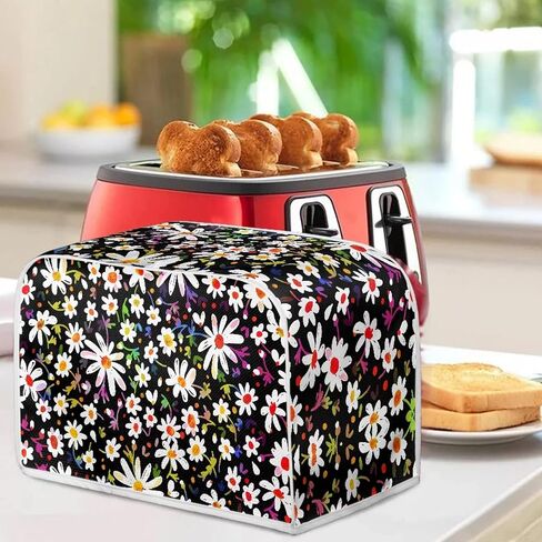 Abstract Daisy Toaster Cover Dust Protection Bread Maker Cover Stain Resistant Machine Washable Kitchen Accessories Cover Holiday Decor in Kuwait