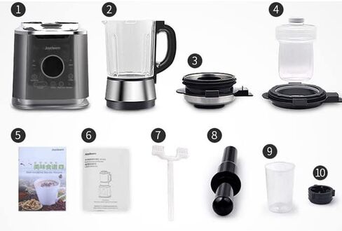 خلاط الطبخ متعدد الوظائف من Joydeem، خلاط كونترتوب عالي السرعة JD-D16 مع وعاء الحساء مع كوب الطحن in Kuwait