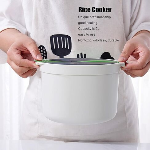 Microwave Rice Cooker, Microwave Rice Maker 2L for Microwave for Kitchen in Saudi Arabia