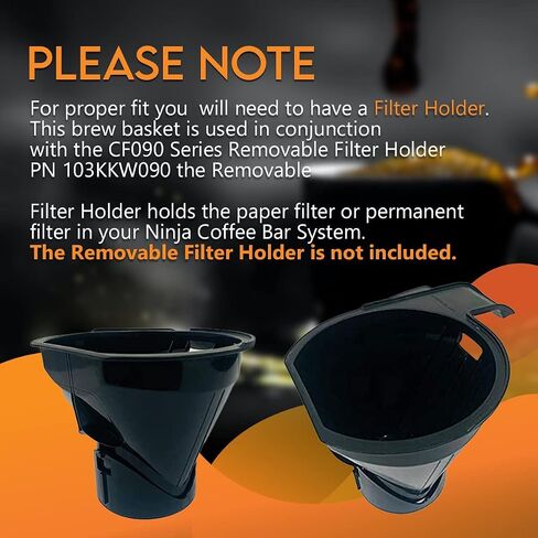 Original Replacement Permanent Reusable Filter for Ninja Coffee Bar Glass Thermal System Compatible All CF09X Series Models in Kuwait