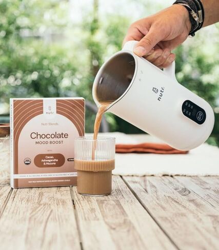 حزمة NUTR Machine وNUTR Blends: صانع حليب الجوز الأوتوماتيكي، والحليب النباتي محلي الصنع، والمشروبات غير الألبان، ومزيج مسحوق الصحة والعافية، والشوكولاتة in Kuwait