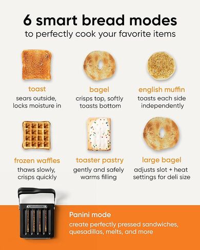 محمصة الخبز Revolution InstaGLO® R180S، مصنوعة من الفولاذ المقاوم للصدأ/الكروم + عصارة توست ريفولوشن (حزمة) - الخبز المحمص المثالي والجبن المشوي والكساديلا والبانيني في محمصة الخبز (عنصران) in Kuwait