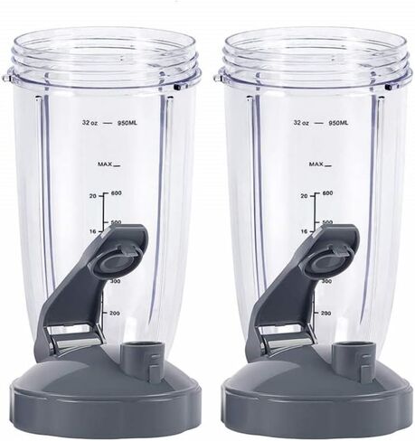Upgrade Blender Cup and Blade Fit for Nutribullet 600w/900w, Replacement Parts 24oz Cup and Extractor Blade, Blender Accessories (2 Pcs) in Kuwait