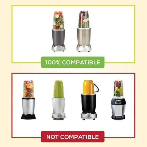 Upgrade Blender Cup and Blade Fit for Nutribullet 600w/900w, Replacement Parts 24oz Cup and Extractor Blade, Blender Accessories (2 Pcs) in Kuwait